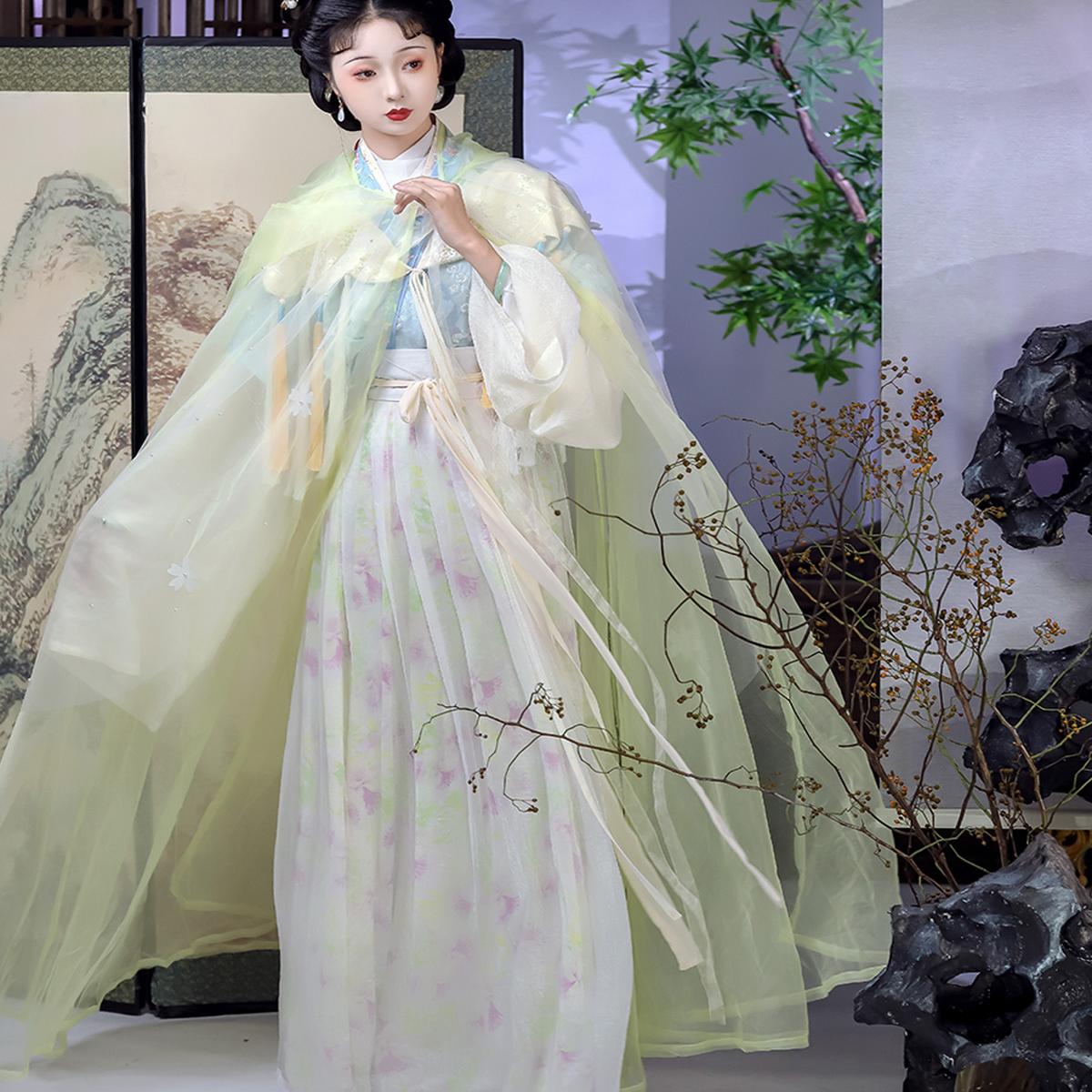 Lookbook Series Plus Size Silk Hanfu 2025 Begonia Spring – Hanfu Shop