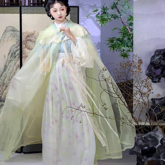 Lookbook Series Plus Size Silk Hanfu 2025 Begonia Spring