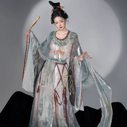 Ethereal Dreamscape Series Supreme Hanfu-Spring Mountain Awakens