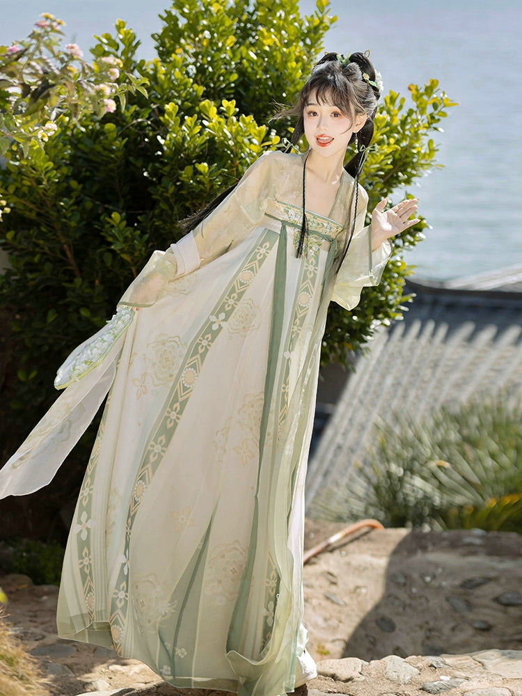 LOOKBOOK SERIES Tang Dynasty Long-Sleeved Shirt Hanfu