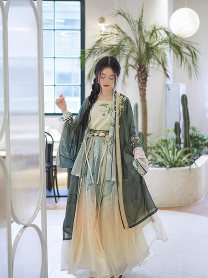 LOOKBOOK SERIES Song Dynasty Green Jasmine Hanfu