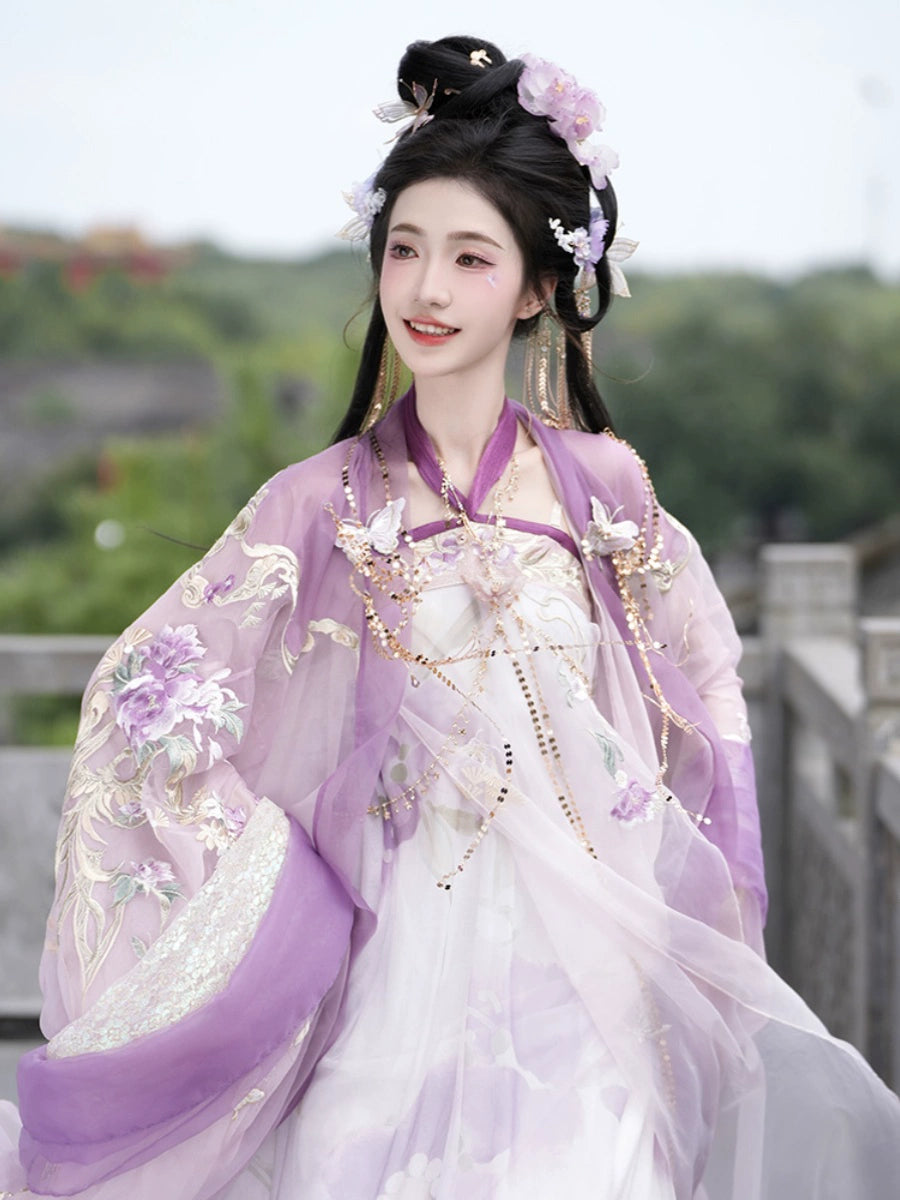 Twelve Flower Goddesses Series Peony Hanfu Dress