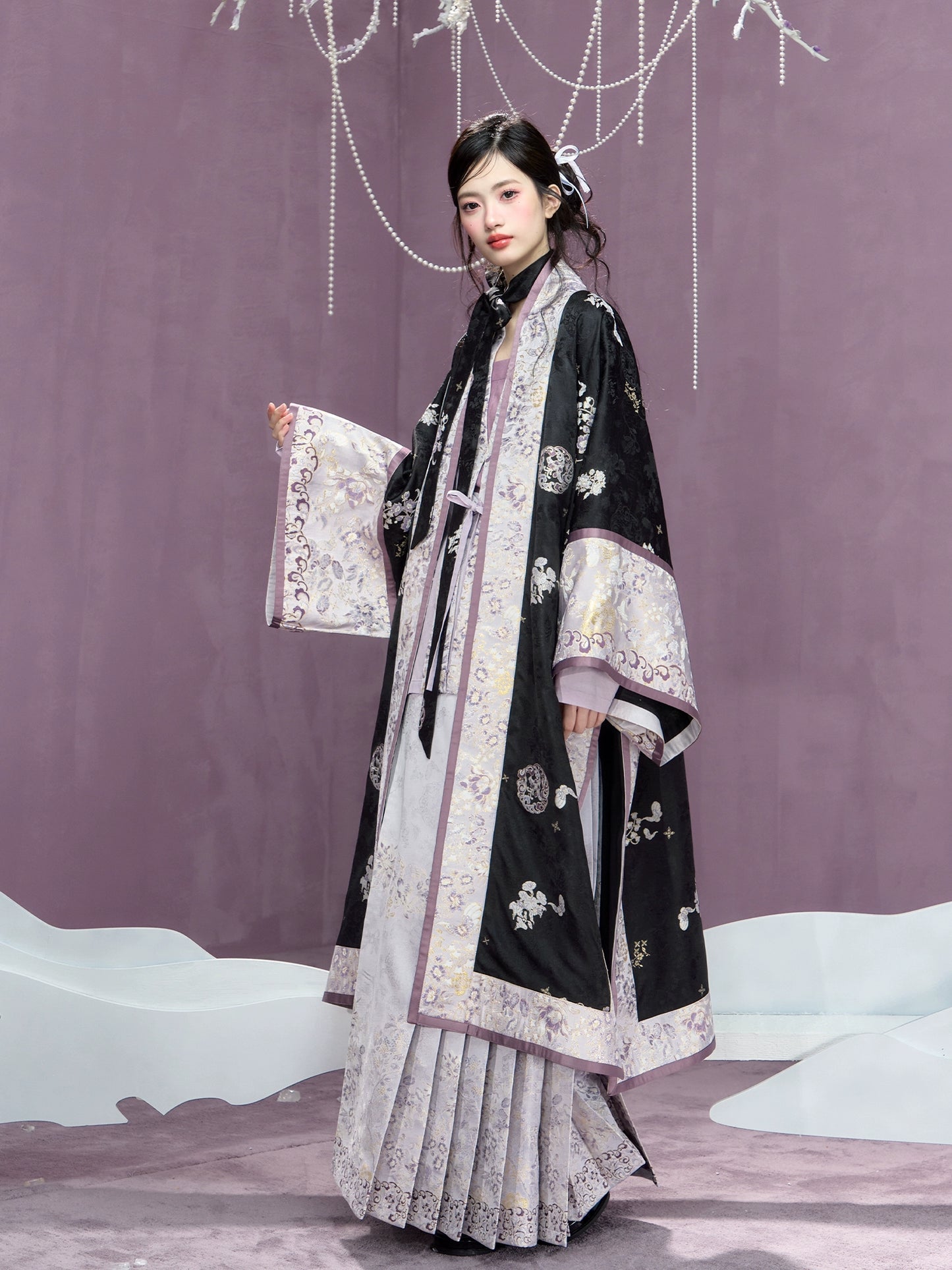 Lookbook Series Strings High-Grade Fabrics Song Dynasty Hanfu Dress