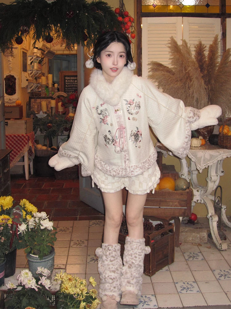 Lookbook Series Leopard Peach Blossom