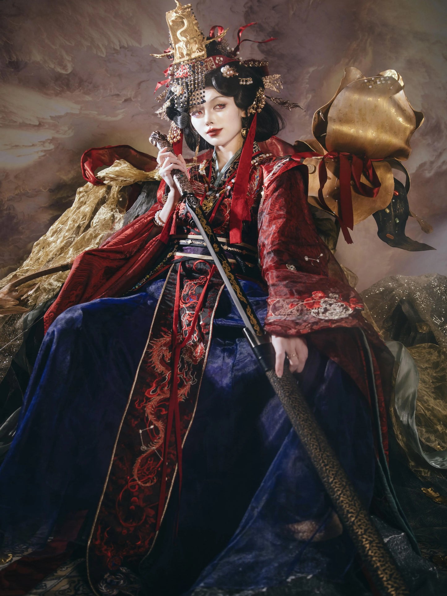 Cloud-Kissing Nature Series Dragon Blessing Tang Hanfu