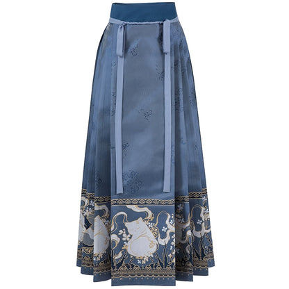 Huajian Linu : Floral Bandit-Mamian Skirt