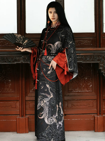 Flower Poetry Unisex Hanfu Justiclaw