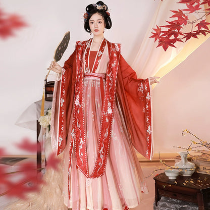 LOOKBOOK SERIES Song Dynasty Red Yellow Hanfu