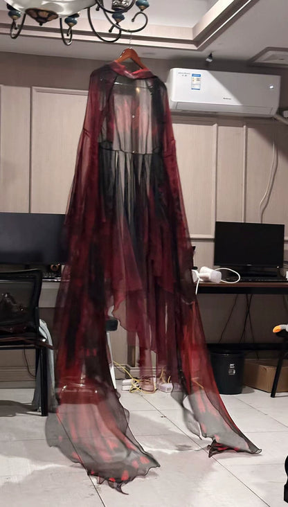 Oriental Aesthetics Series Crimson Rouge Hanfu Dress