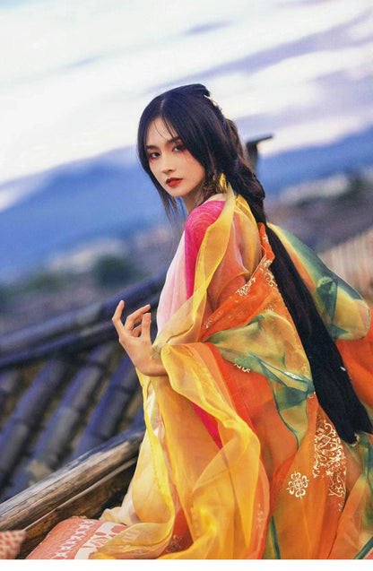 Oriental Aesthetics Series Infinite Allure Dancing Hanfu Dress