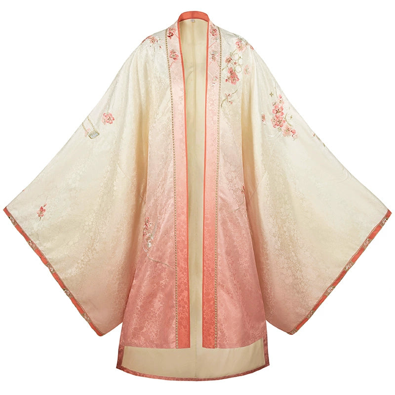 Moran Yingfei : Inkbloom Sakura-Large Sleeve Shirt