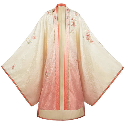 Moran Yingfei : Inkbloom Sakura-Large Sleeve Shirt