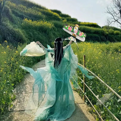 Oriental Aesthetics Series Sparkling Waters Hanfu Dress