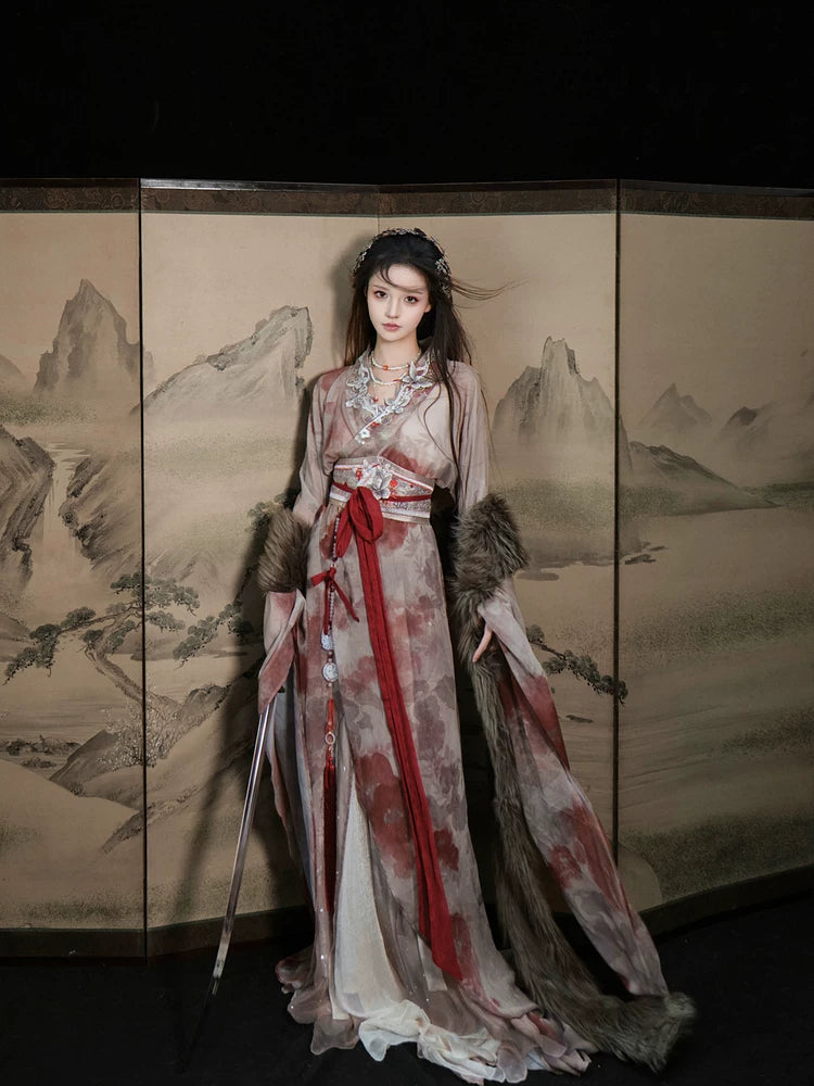 Cloud-Kissing Nature Series Yu Ji Qin Hanfu