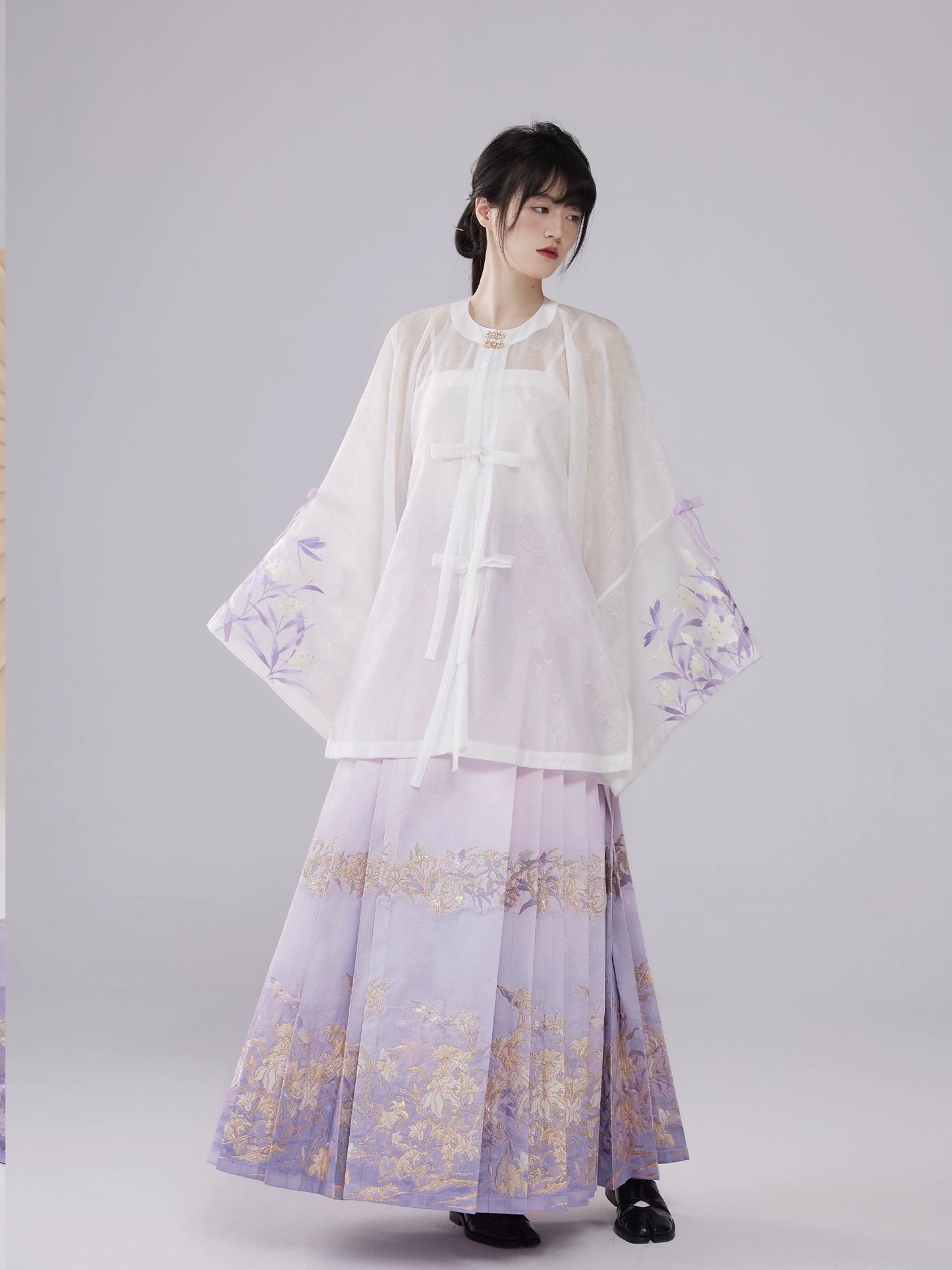 Lookbook Series Strings High-Grade Fabrics Ming Dynasty Gradient Hanfu