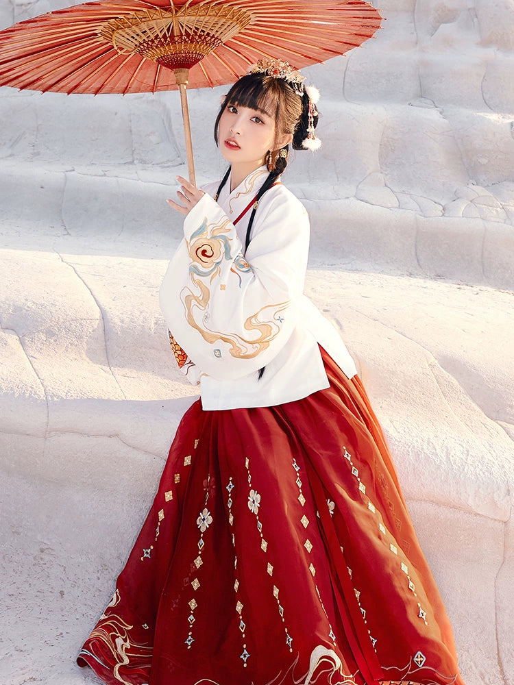 Long Deng Ye Yan : Fluidic-Dye Skirt