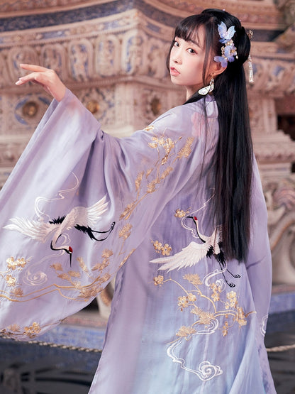 Hua Shen Ji : Pollination Cloud Skirt-Large Sleeve Shirt