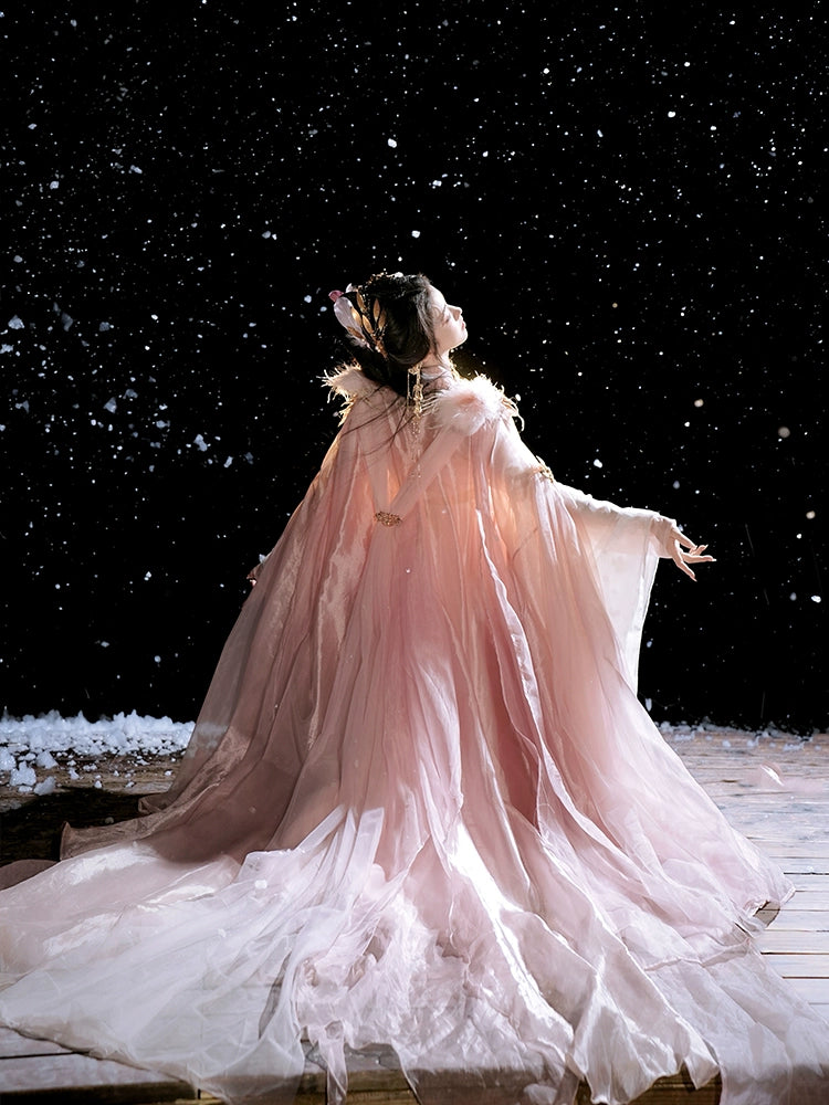 Wuxia Chic Series Gilt Blush Robe