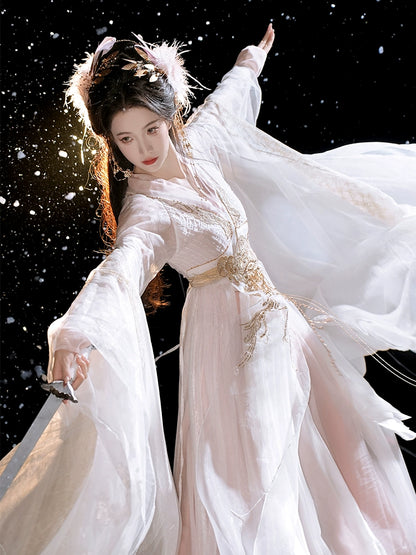 Wuxia Chic Series Gilt Blush Robe