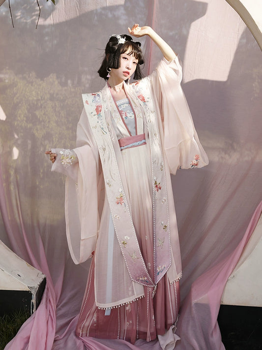 Hanguang Yurui : Luminous Pistil-Large Sleeve Shirt+Ceremonial Cape