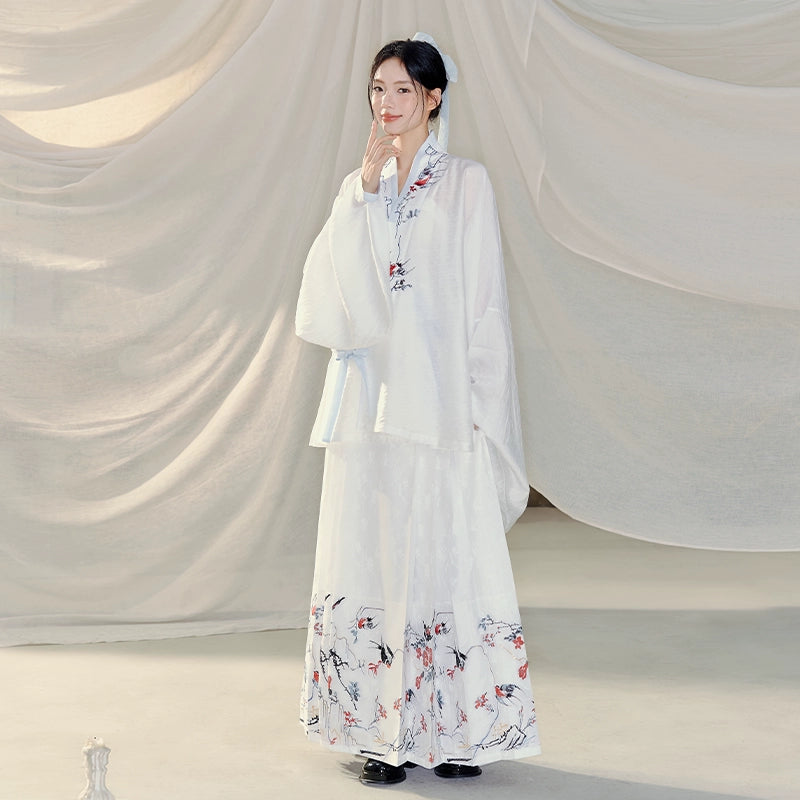 Lookbook Series Strings High-Grade Fabrics Ming Dynasty Hanfu Dress