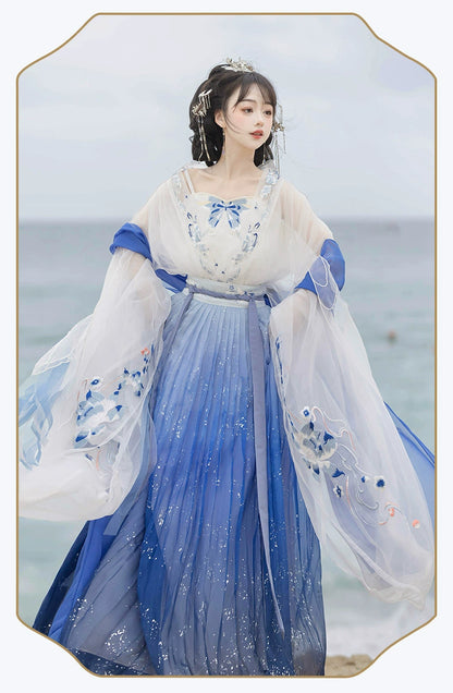 Lookbook Series Wei Jin Hanfu Embroidery Dress Jade Snow