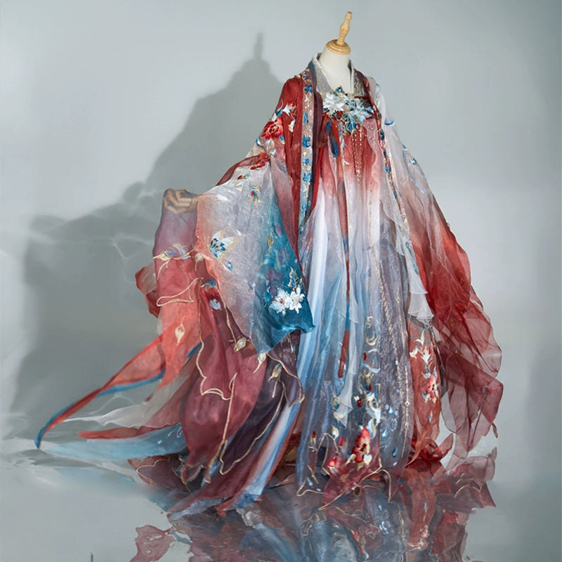 Ethereal Dreamscape Series Supreme Hanfu-Crimple