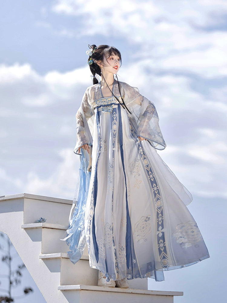 LOOKBOOK SERIES Tang Dynasty Long-Sleeved Shirt Hanfu