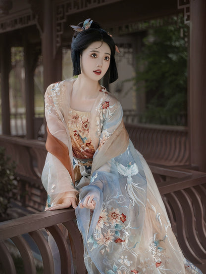 Ethereal Dreamscape Series Supreme Hanfu-Pheasant Sun