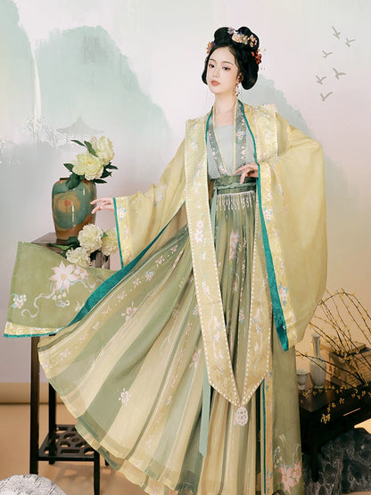 LOOKBOOK SERIES Song Dynasty Red Yellow Hanfu