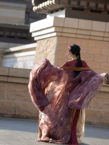 Picks Hype Series Hanfu Crimson Swallowtail