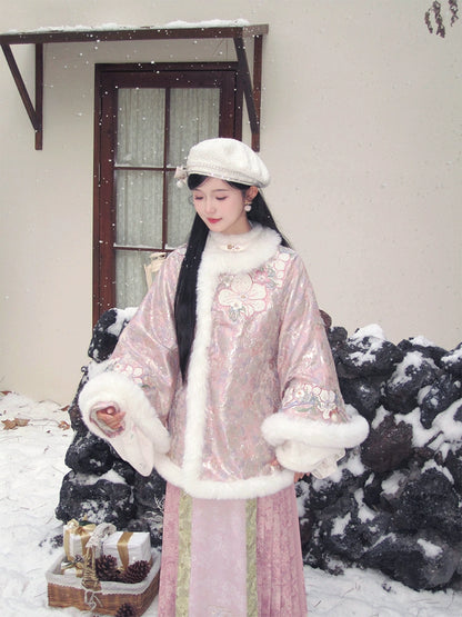 Mountain-View Qiao Series New Chinese Hanfu Berry Snow Tulana