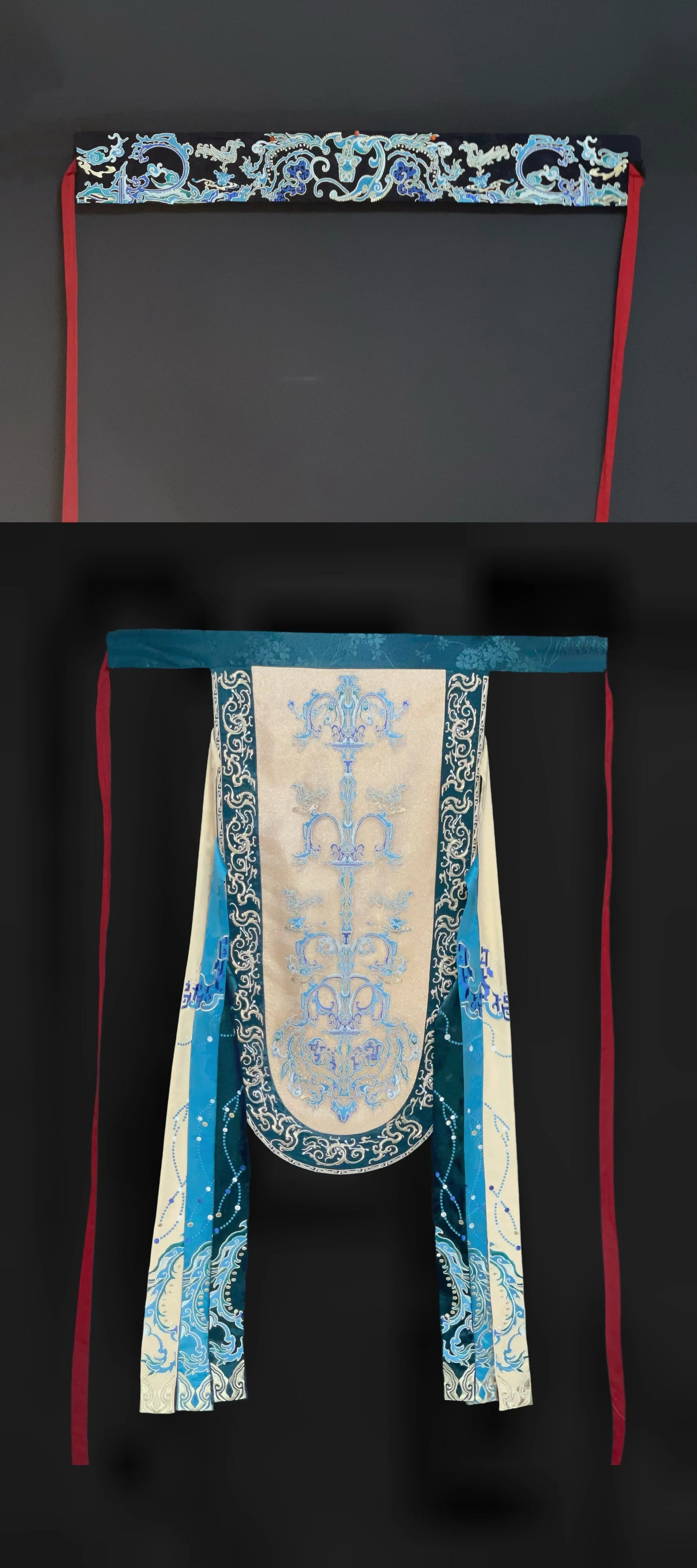 Haute Couture Series Woven Fabric Embroidered Hanfu Qing Huan Bronze Sacred Tree Sui