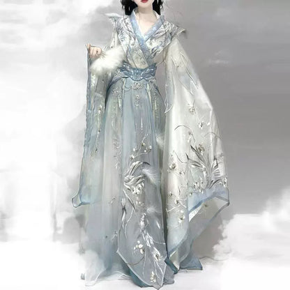 Ethereal Dreamscape Series Supreme Hanfu-Lunarcrane Moonheron