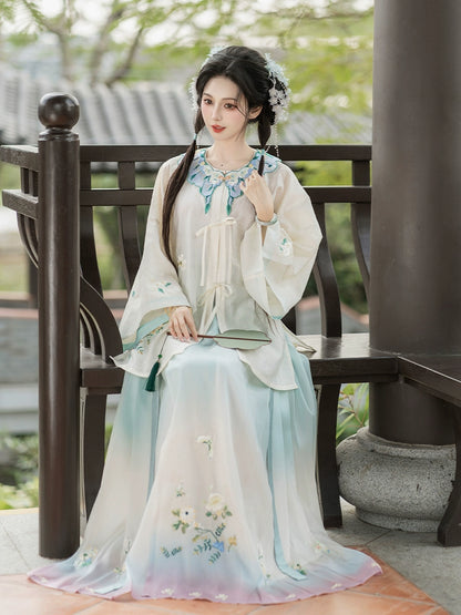 Lookbook Series Ming Dynasty Hanfu Chung Ling Kee Blue Glass