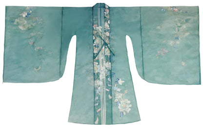 Haute Couture Series Woven Fabric Embroidered Hanfu Qing Huan Novempax Peaceglade