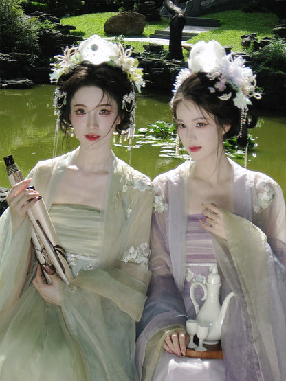 Hualure Series Hanfu Mist Veiled Crabapple