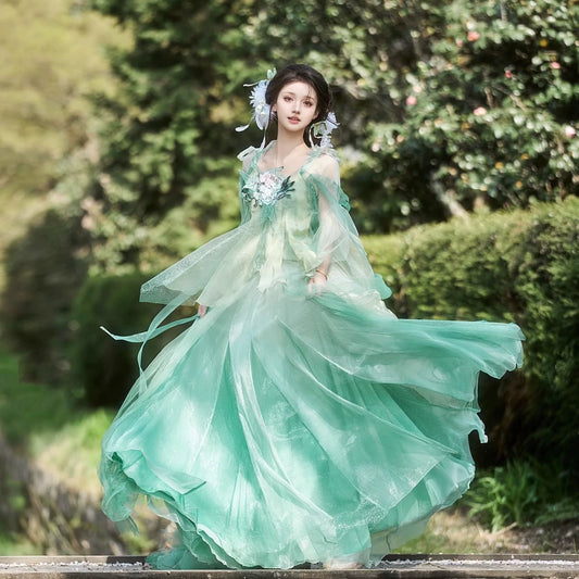 Oriental Aesthetics Series Sparkling Waters Hanfu Dress