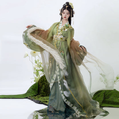 Celestial Silhouette Series Jade‑Dyed Ci Poem