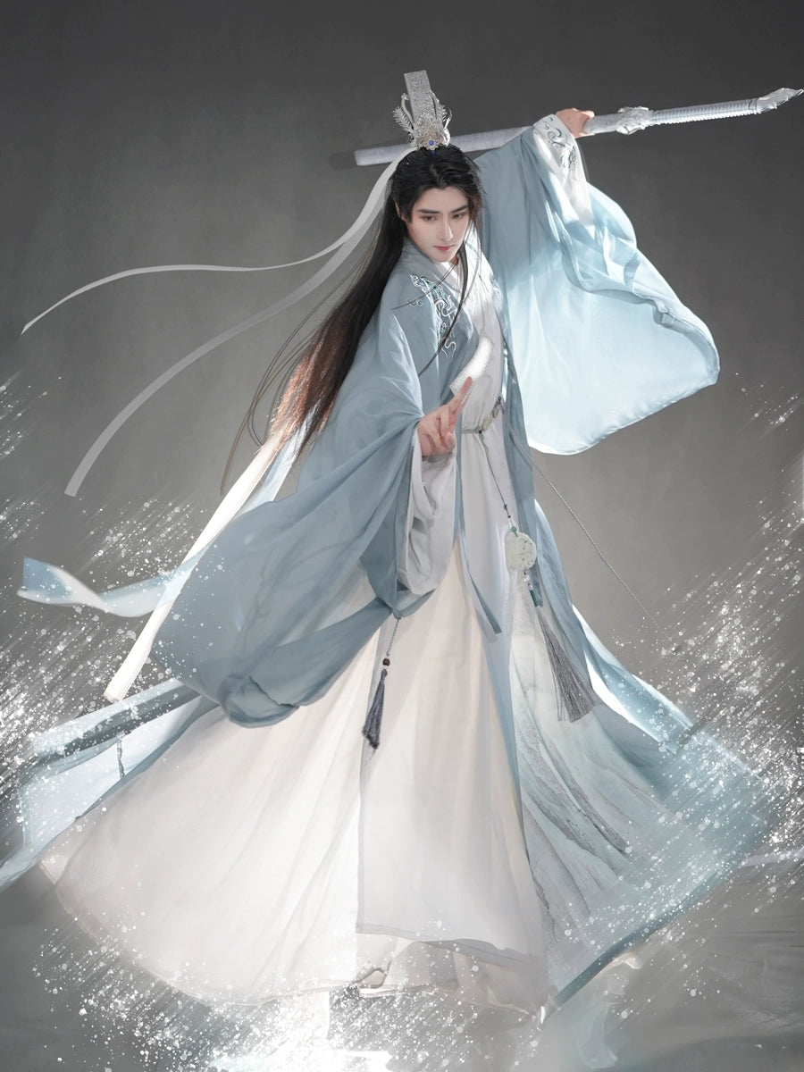 Male Hanfu Song Dynasty Mountain Stream