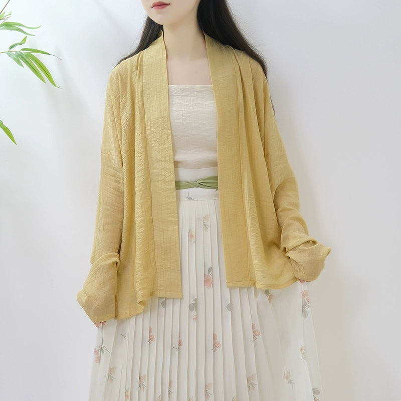 Lookbook Series Song Dynasty Airplane Sleeves Summer Autumn Hanfu