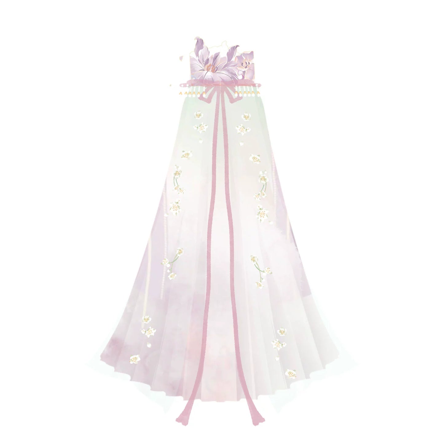 Cloud-Kissing Nature Series Violet Whisper Tang Hanfu