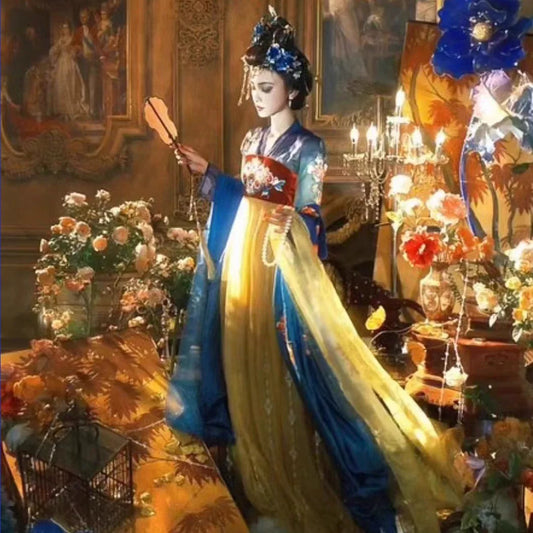 Oriental Aesthetics Series Garuda Dancing Hanfu Dress