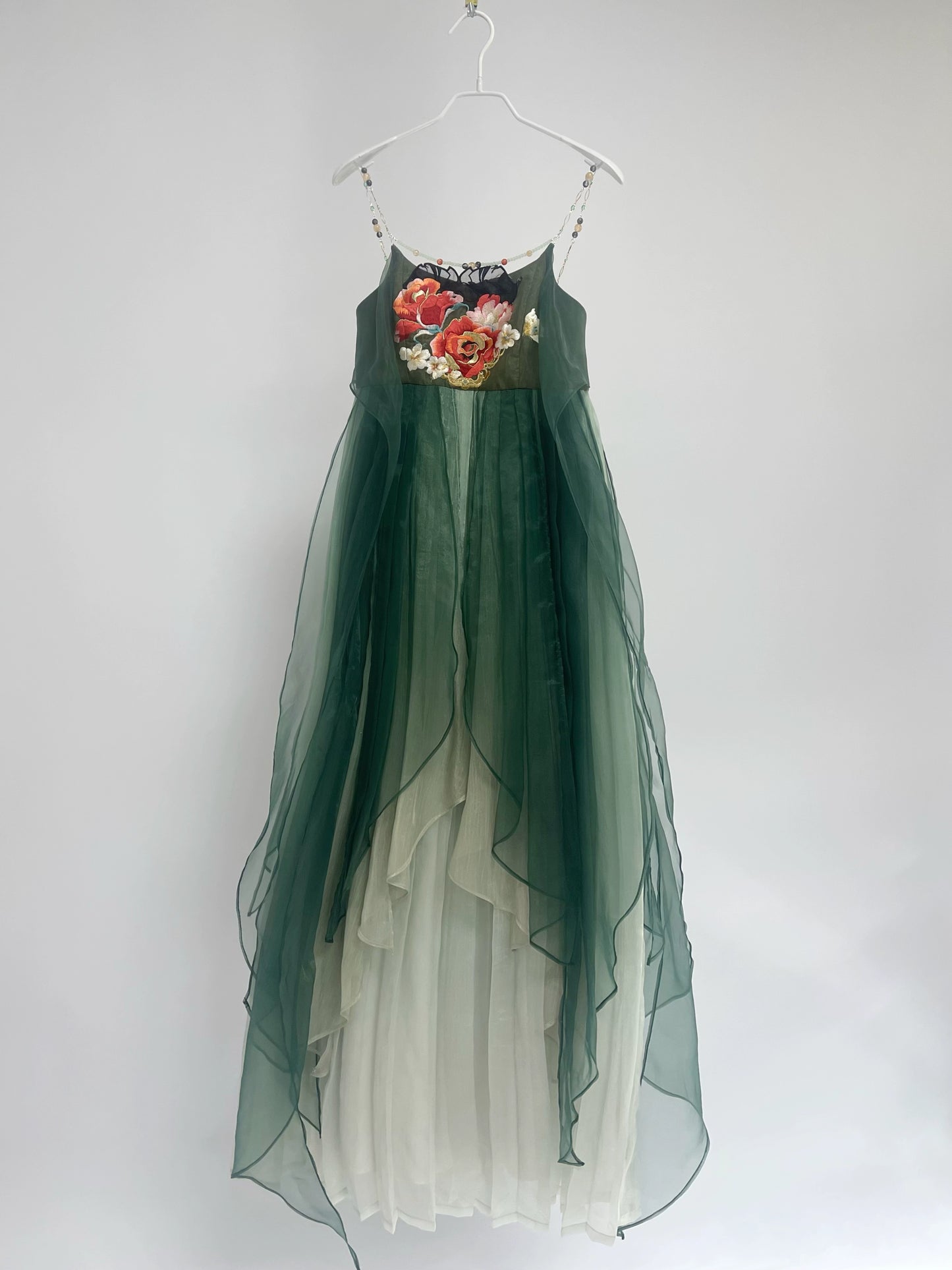 Haute Couture Series Woven Fabric Embroidered Hanfu Qing Huan Rosemanor