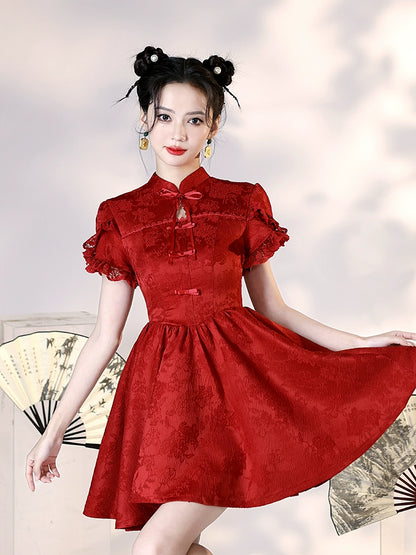 New Chinese Style Cheongsam Qipao Girlish Dressy Casual 48