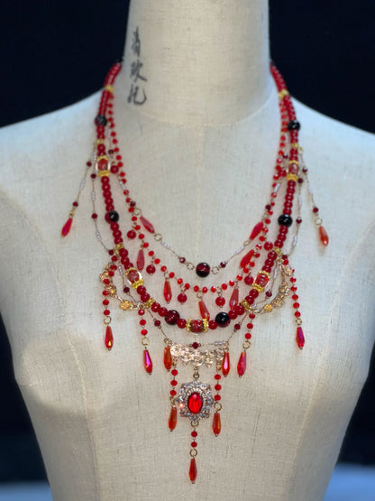 Haute Couture Series Woven Fabric Embroidered Hanfu Qing Huan Meet Dragon Wei Jin