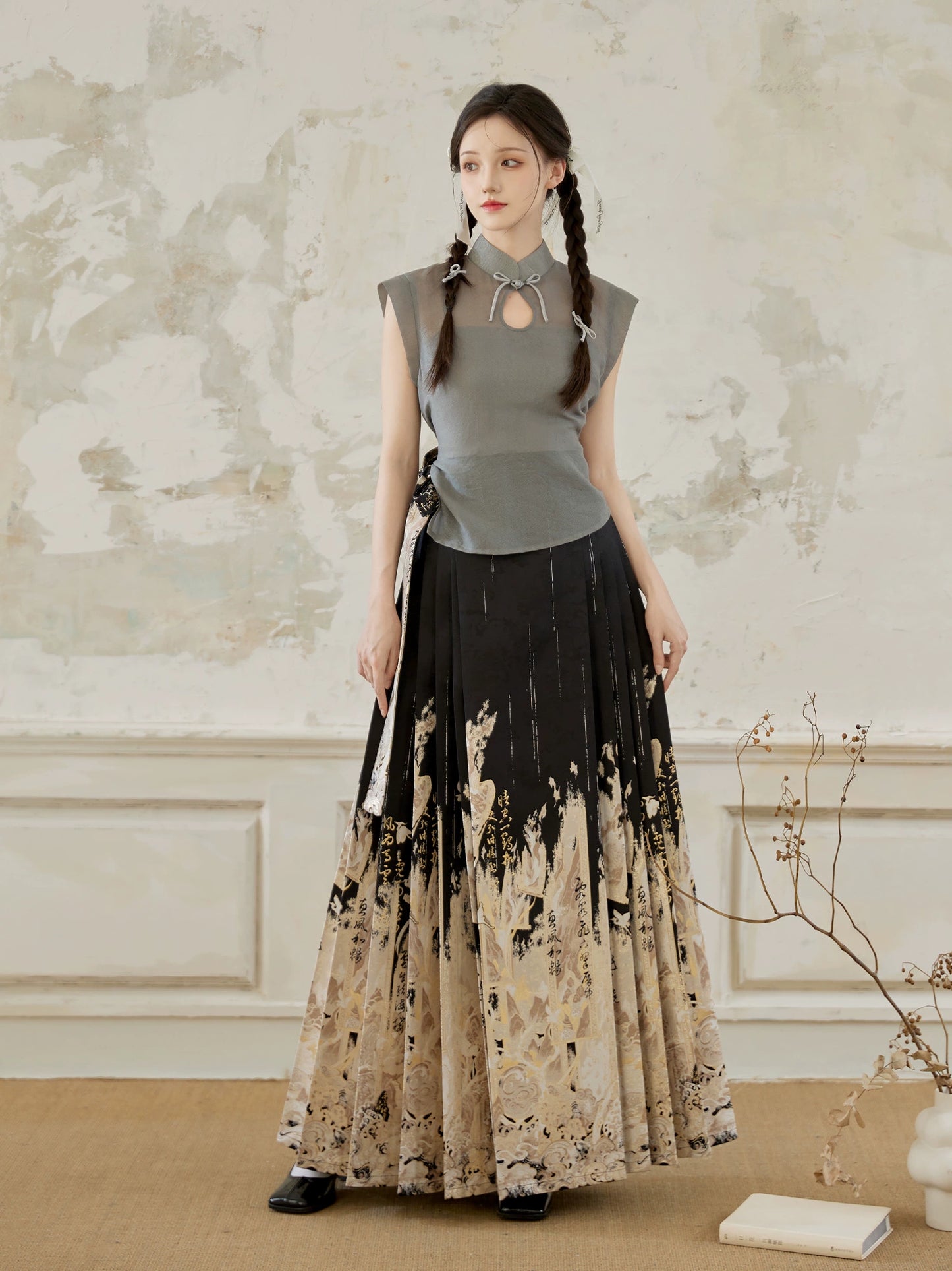 Lookbook Series Strings High-Grade Fabrics Ming Dynasty Hanfu Mix