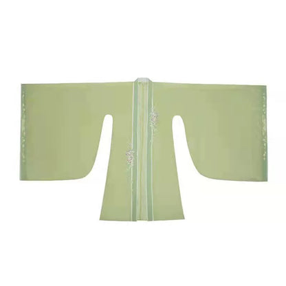 LOOKBOOK SERIES Tang Dynasty Pink Green Blue Shirt Hanfu