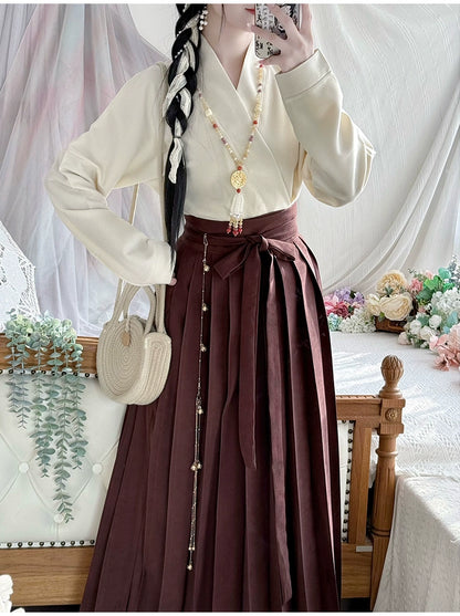 Lookbook Series Warmth Autumn Winter Modern Hanfu