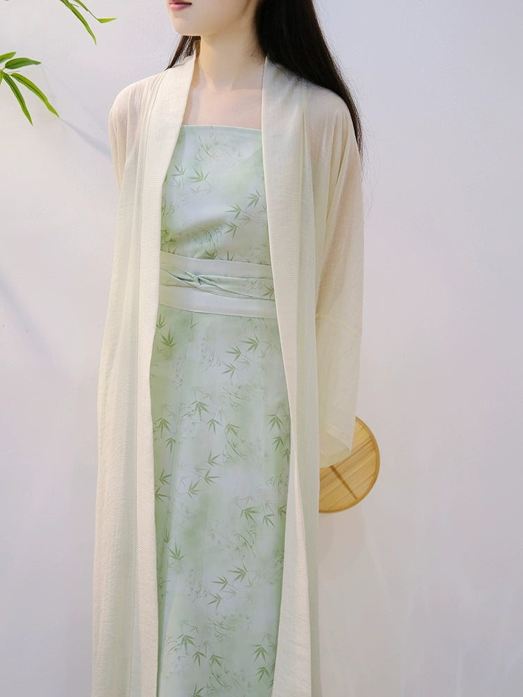 Lookbook Series Song Dynasty Hanfu Eight-Ripped Skirt Daily